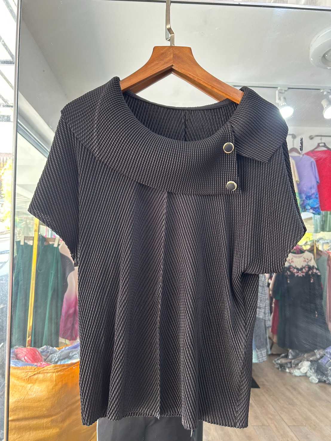 PleatByNisa B17 เสื้ออัดพลีทผ้าพรีเมียม เนื้อผ้าคุณภาพ Polyester100%