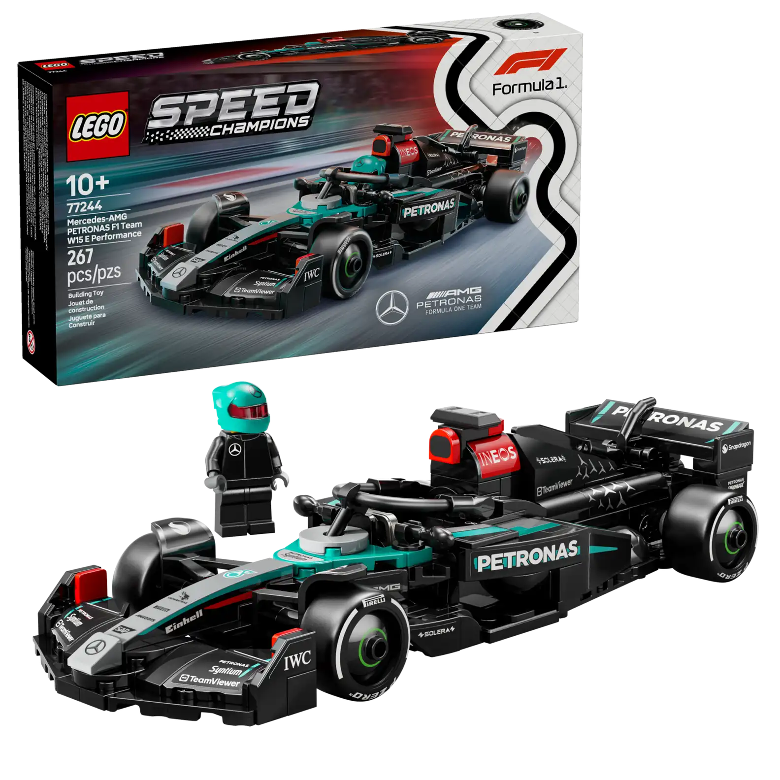 LEGO 77244 Mercedes-AMG F1® W15 Race Car(สินค้าซื้อแล้วไม่รับเปลี่ยนคืน)