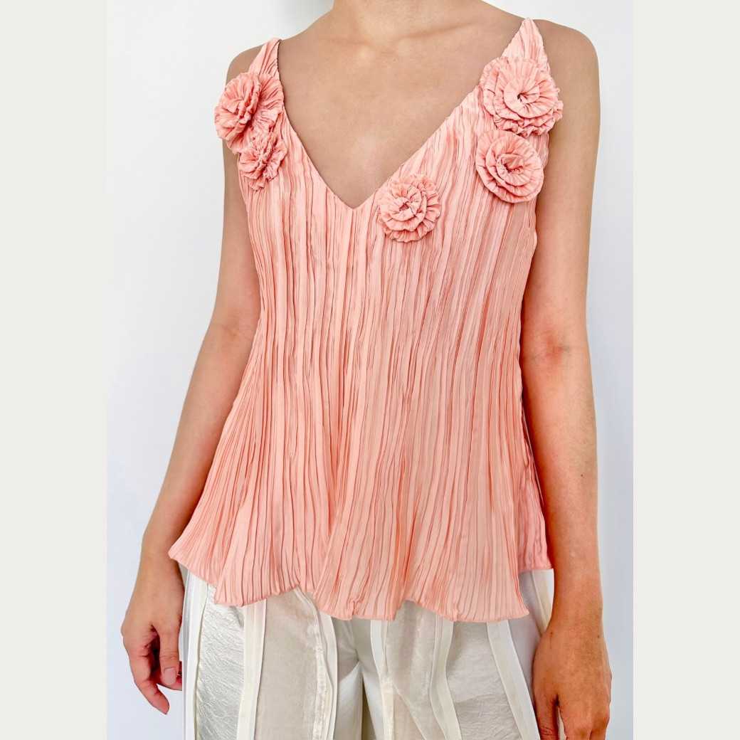SALE Anna October Laura Top - Peach