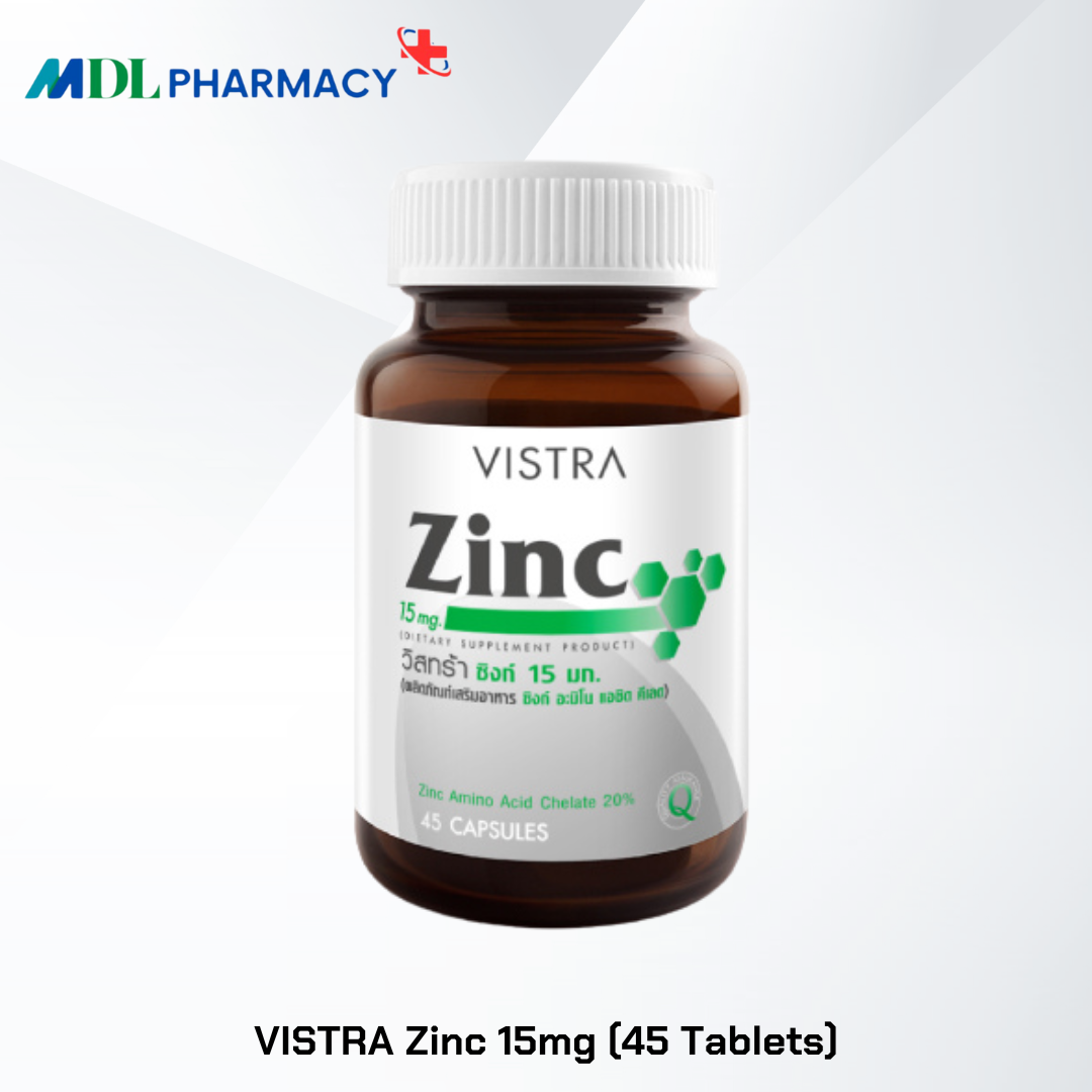 VISTRA Zinc 15mg (45 Tablets)