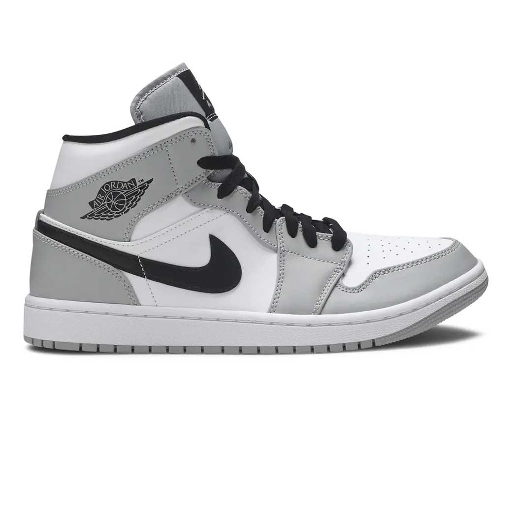 Nike Jordan 1 Mid Light Smoke Grey (BLACK)