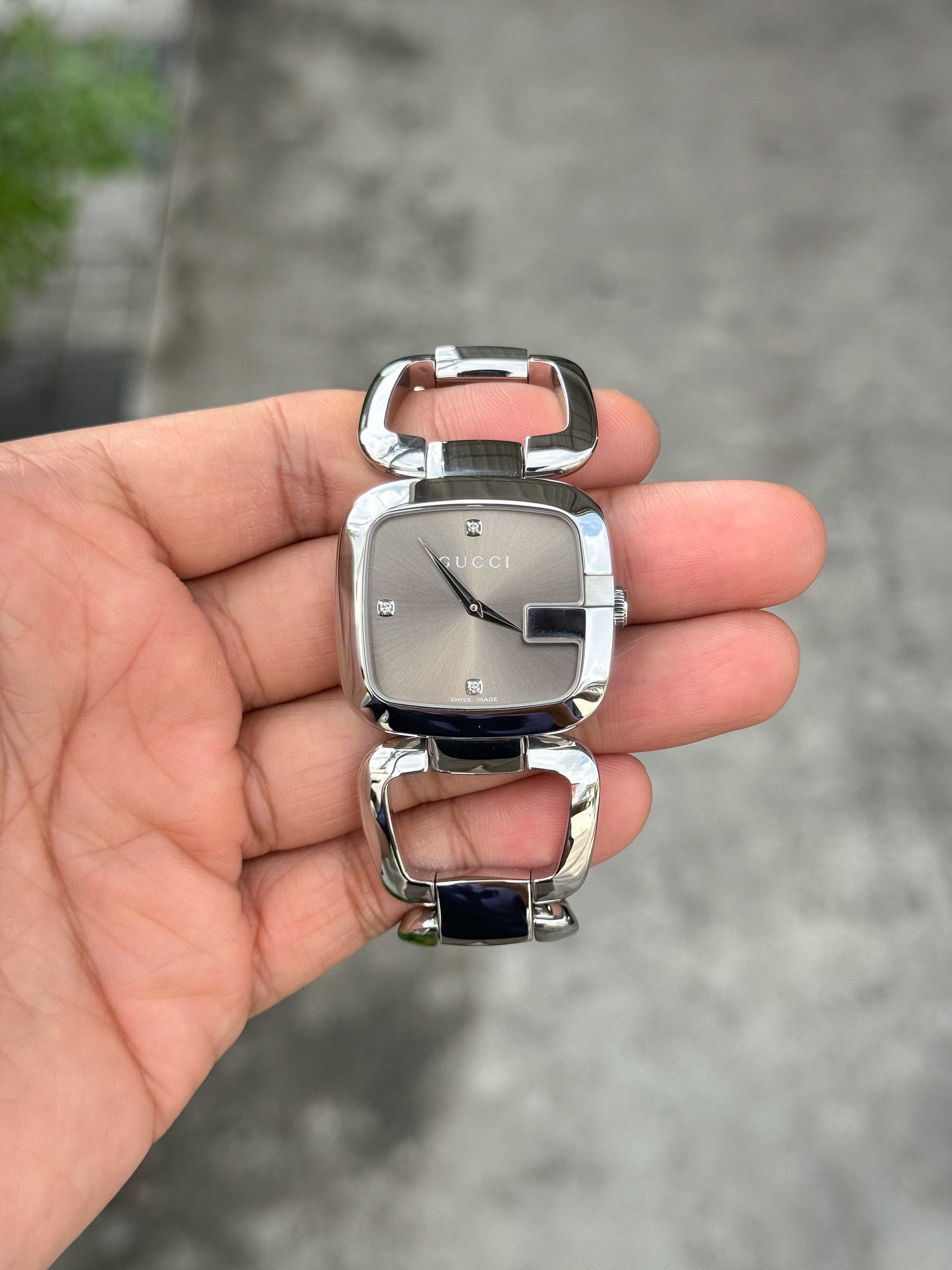 Gucci G-Series 125.4 Diamond Boy Size Quartz