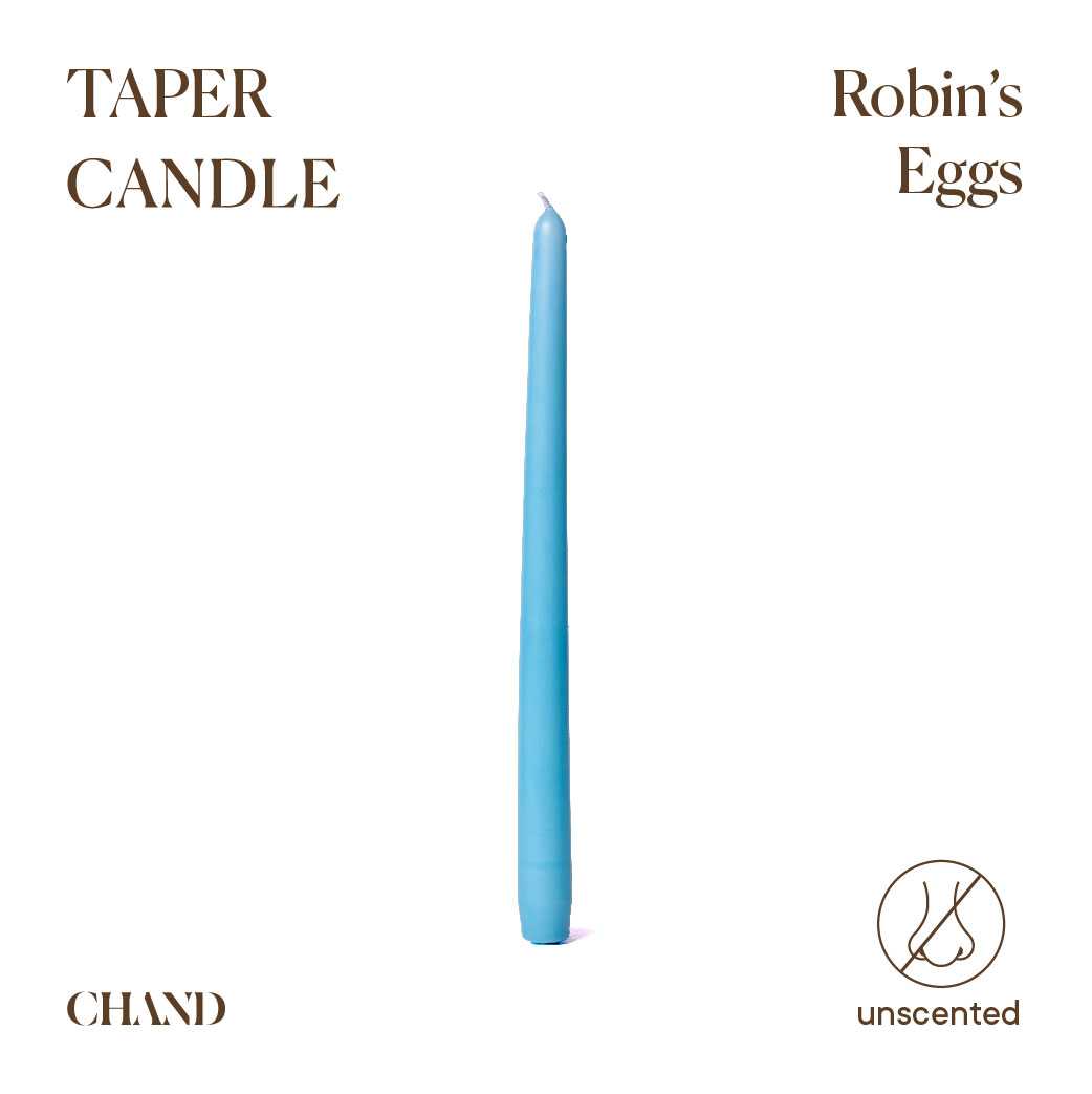 Robin's Eggs Taper Candle