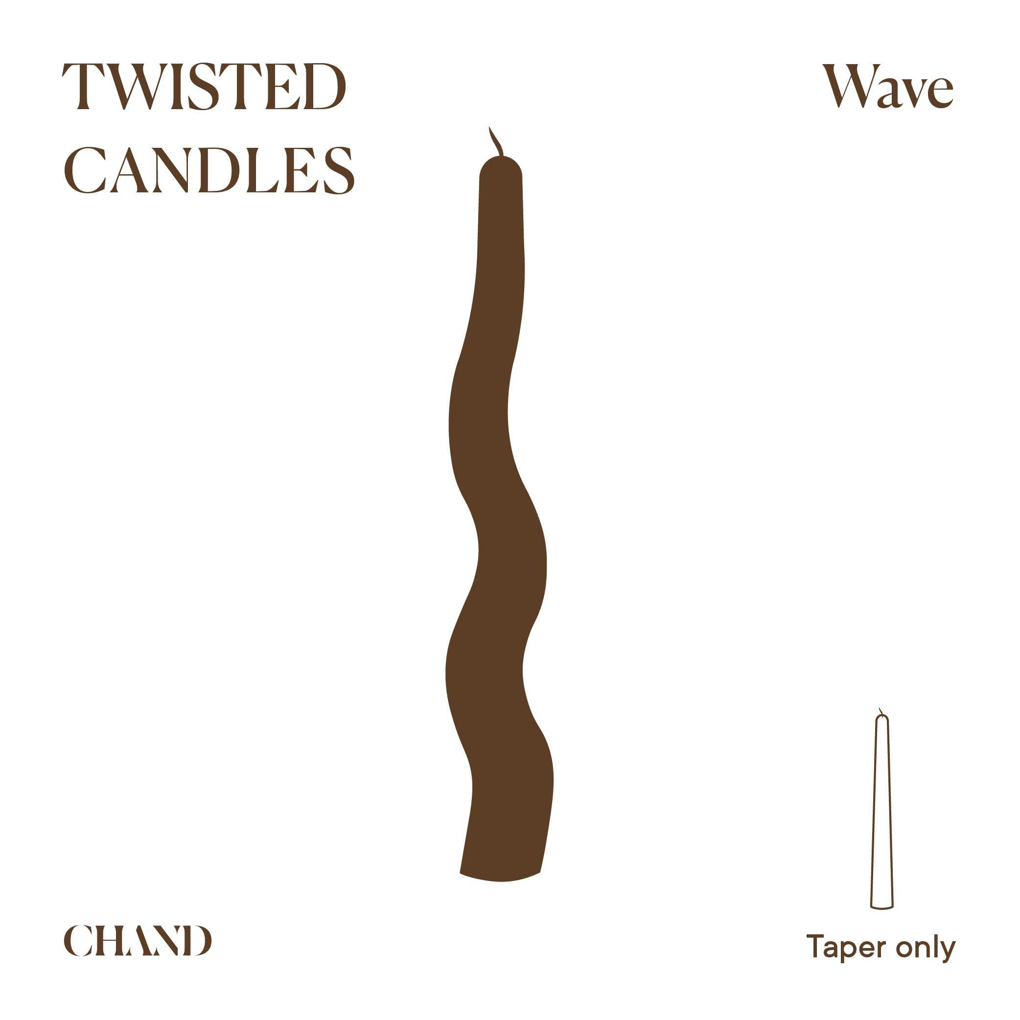 Twisted Candle - Wave