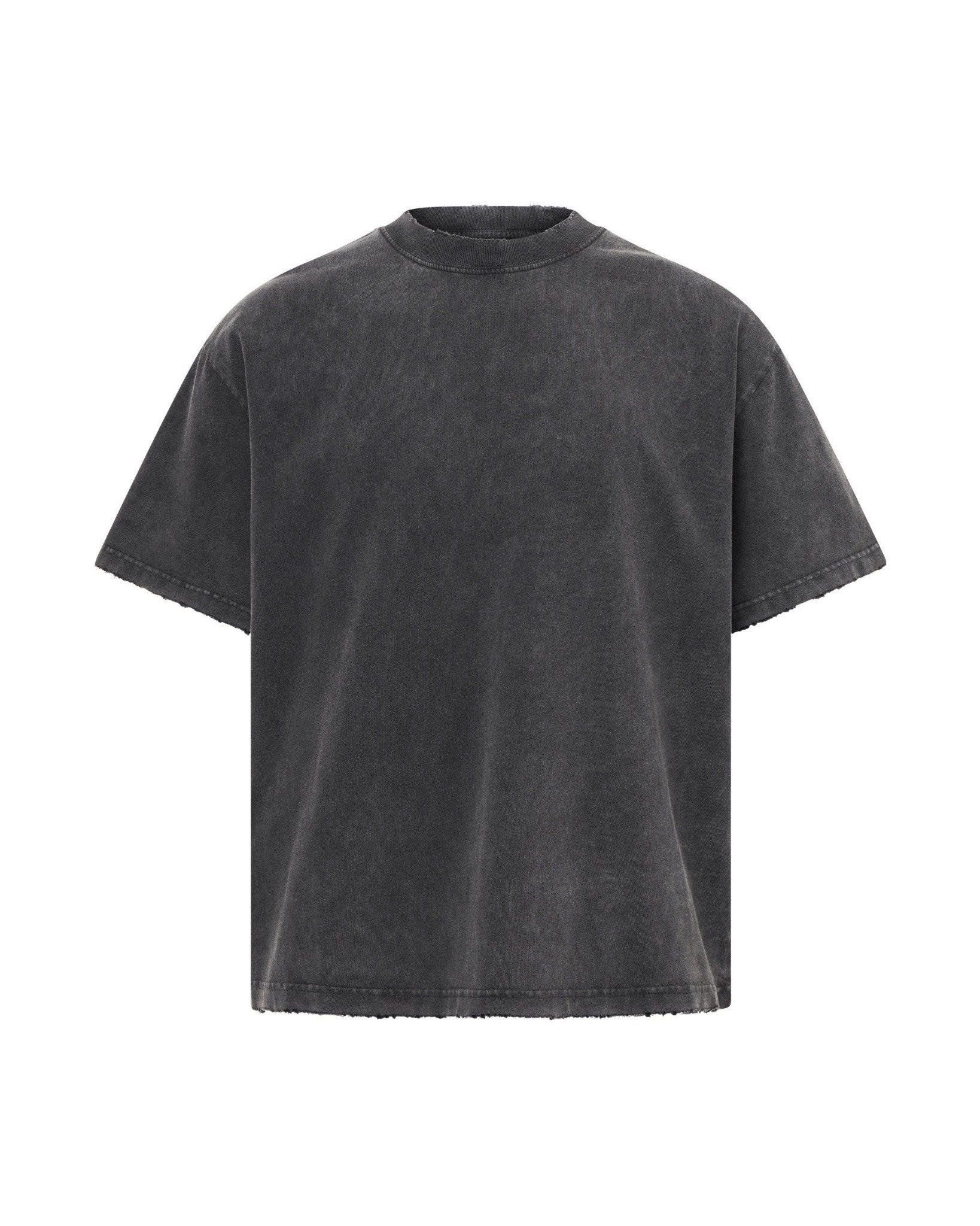 DIMOIR WASHED RIPPED T-SHIRTS (GRAY)