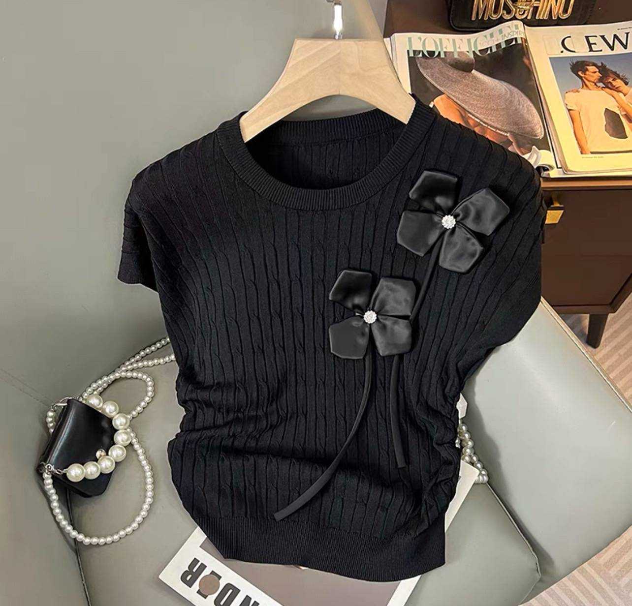 เสื้อครอป ผ้าใส่สบาย