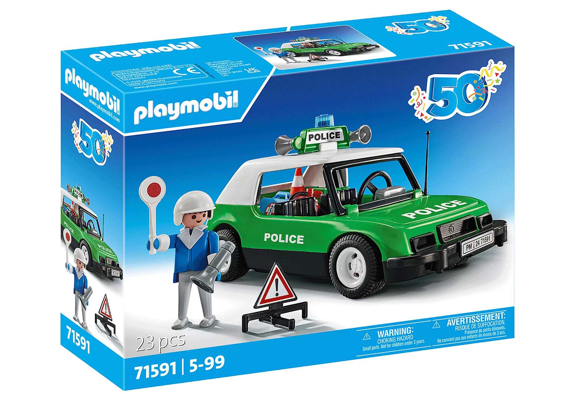 Playmobil 50 ปี รถตำรวจคลาสสิก PM-71591-24