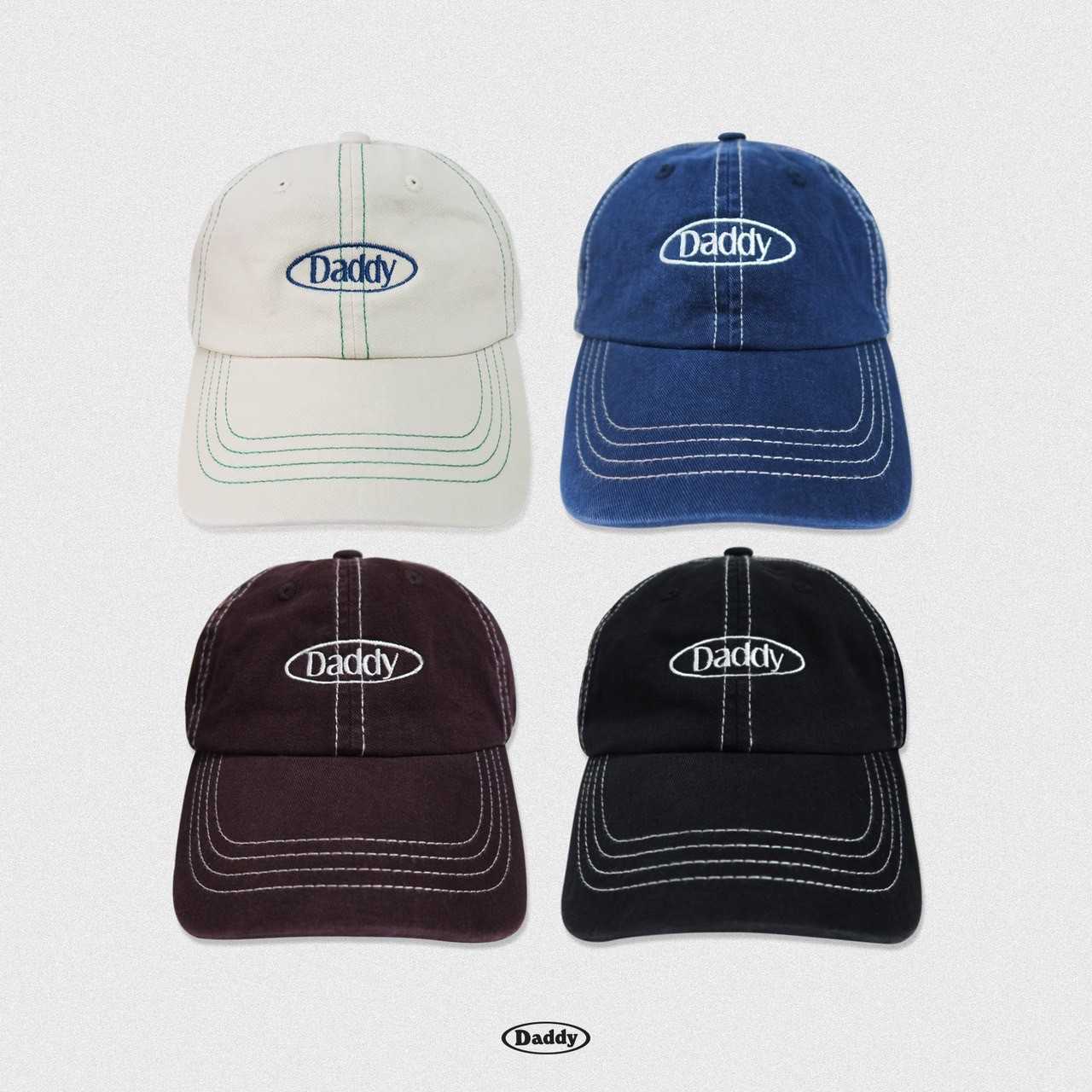 DADDY | Daddy New Cap หมวกแก๊ป ปักลาย Daddy