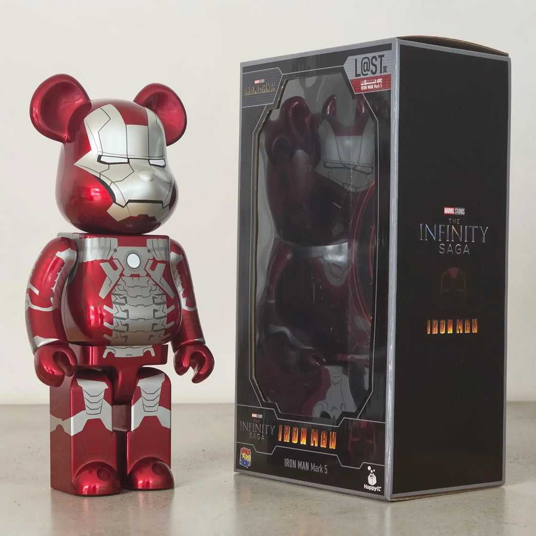 Be@rbrick Marvel Ironman 400% Mark 5 Happy Kuji