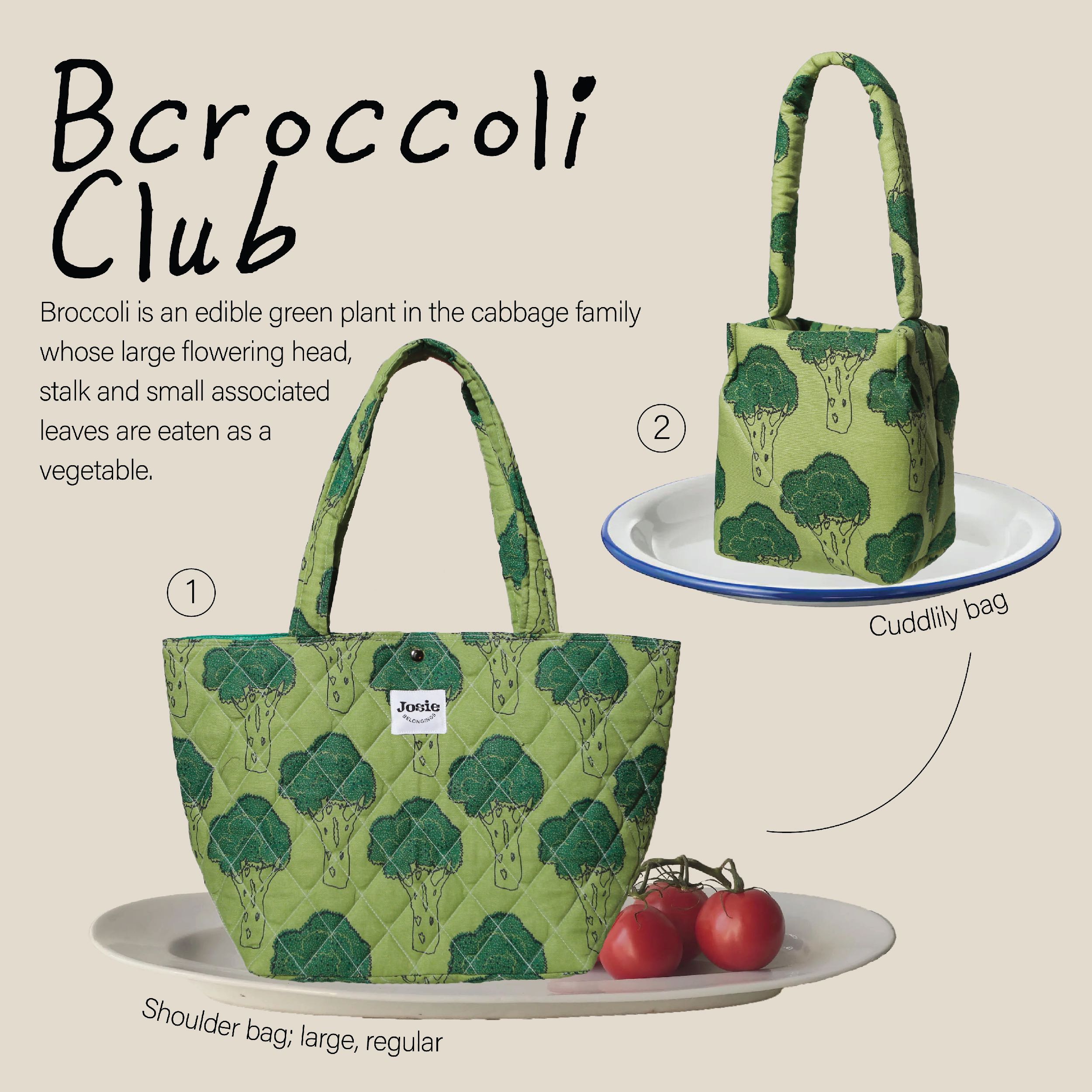 Broccoli Club🥦 Cuddlily and Shoulder Bag