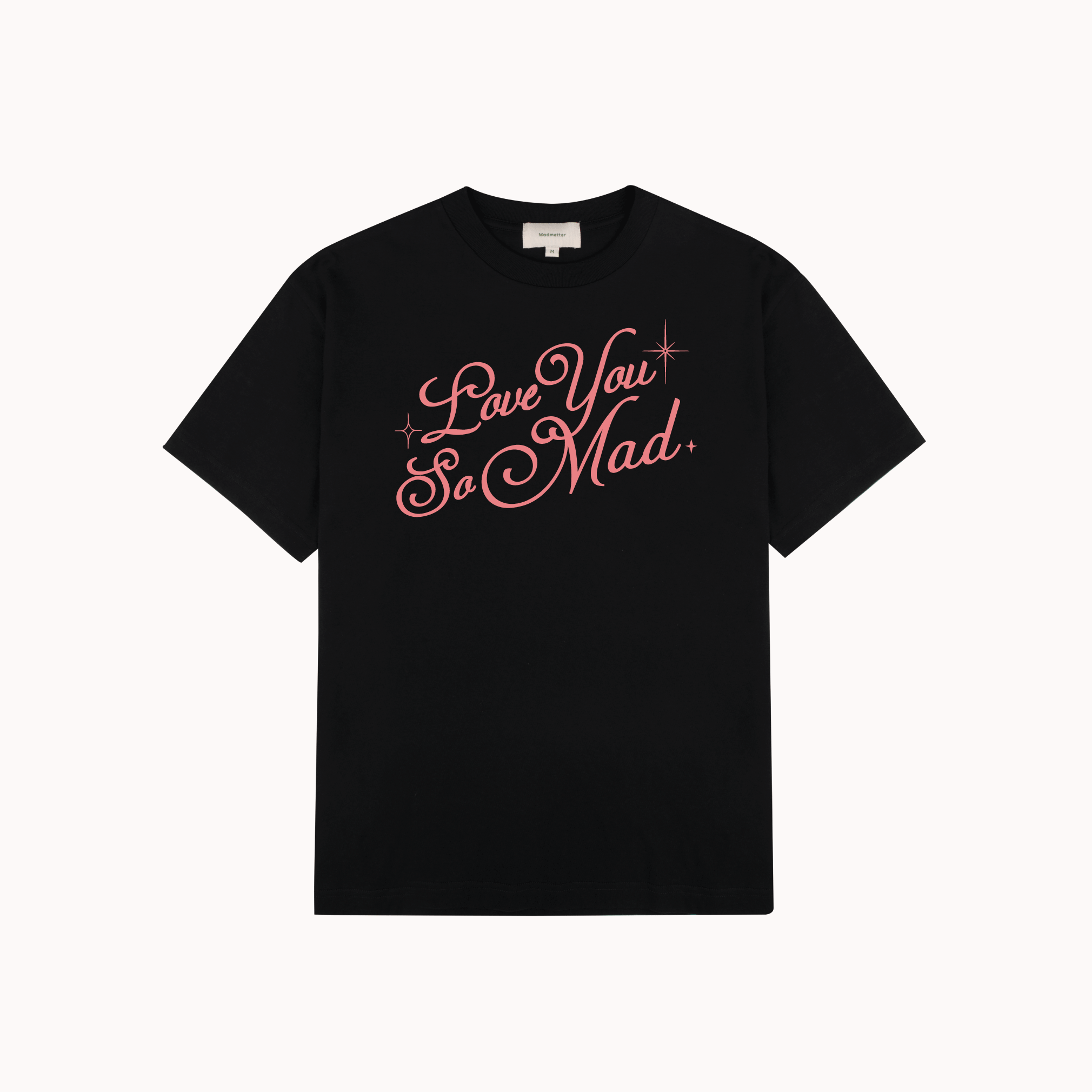 Love You So Mad Tee Black