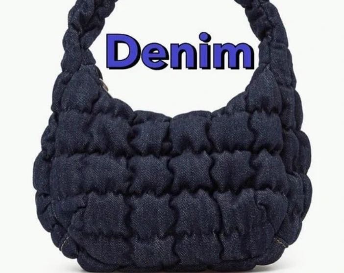 COS QUILTED MICRO BAG Height: 14cm , Width: 17cm, Depth: 6.5cm