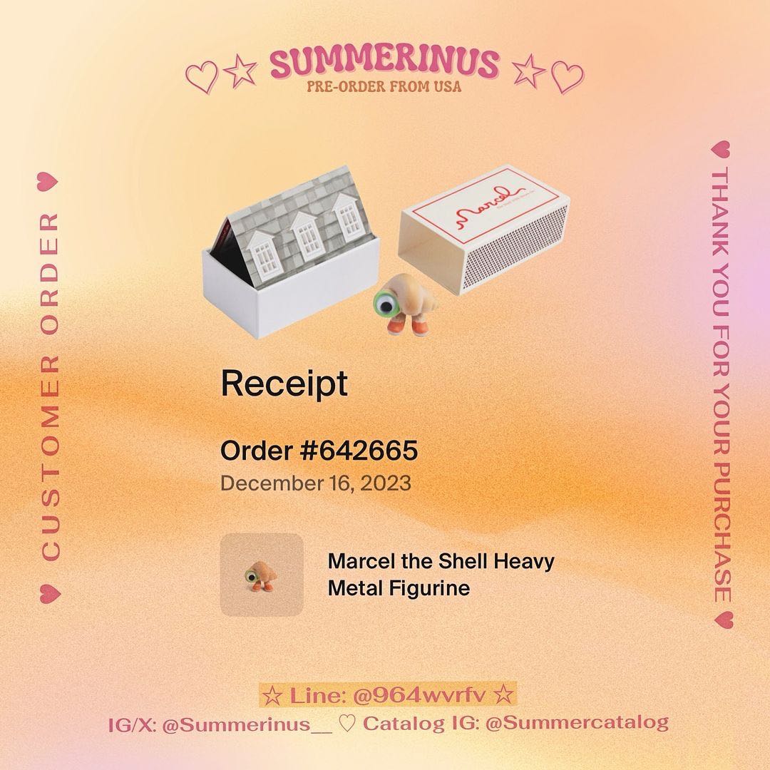 📦 Customer Order 2023 📦