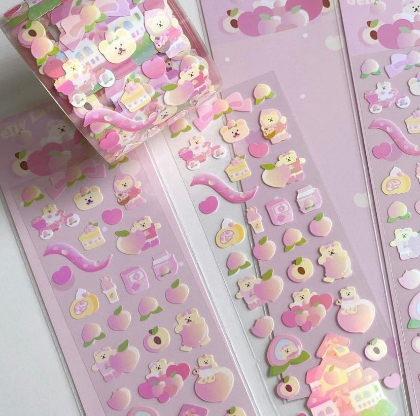 Jellyland sticker roll