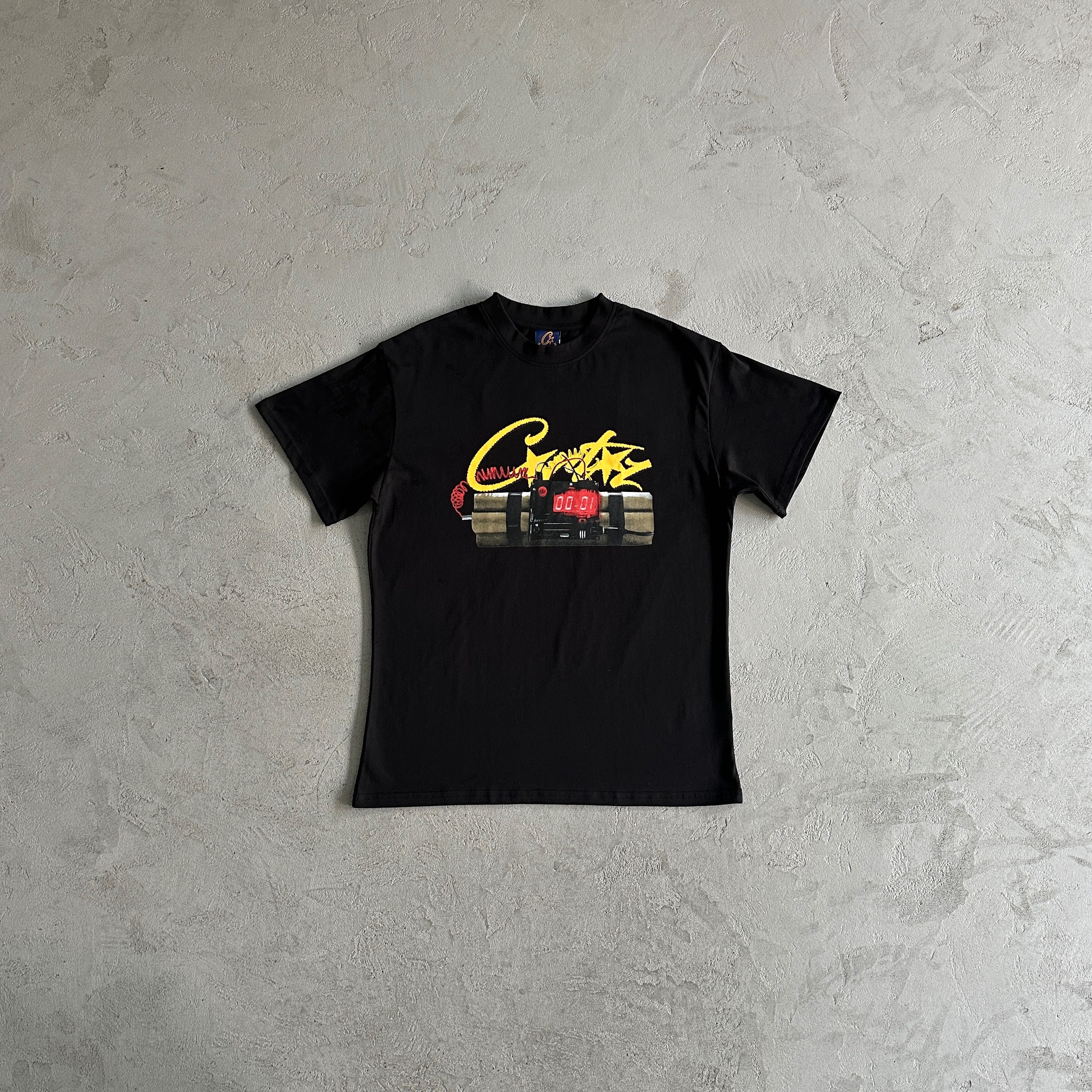 Corteiz OG Timebomb Tee Black 