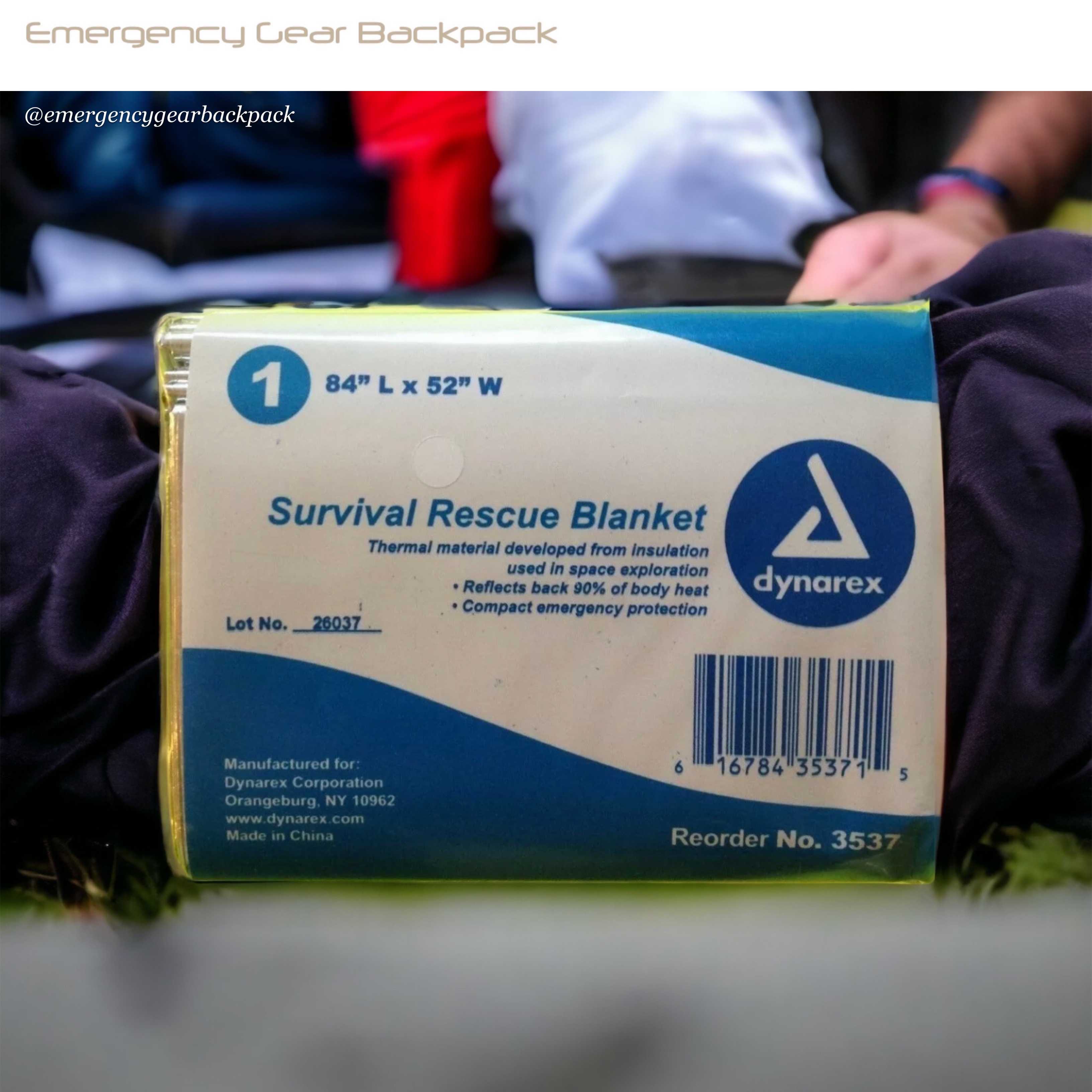 Dynarex Emergency Blanket – ผ้าห่มฉุกเฉินเกรดการแพทย์