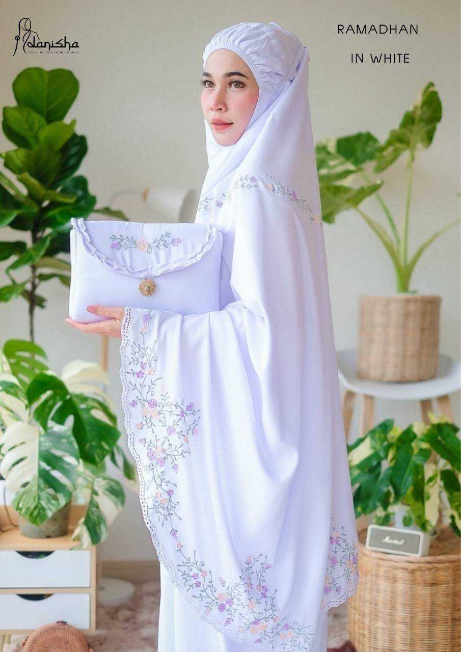 ชุดละหมาดพกพานำเข้าอินโดนีเซียงนผ้า contonviscot แท้100% Ramadhancollection