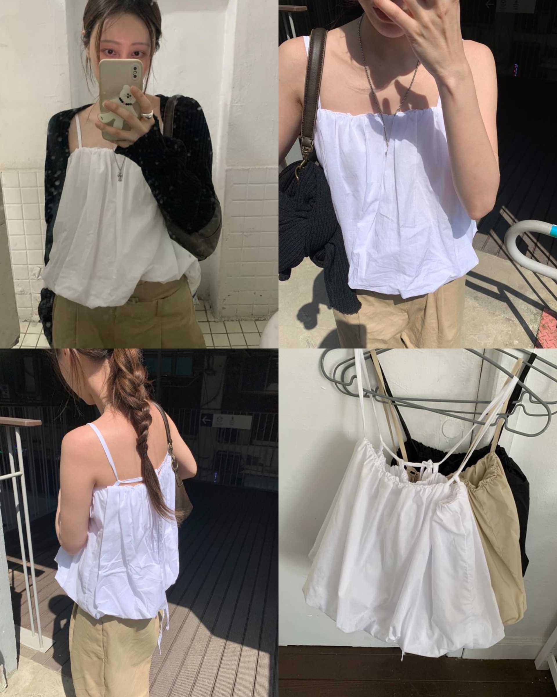 BALLOON SLEEVELESS (พร้อมส่ง)