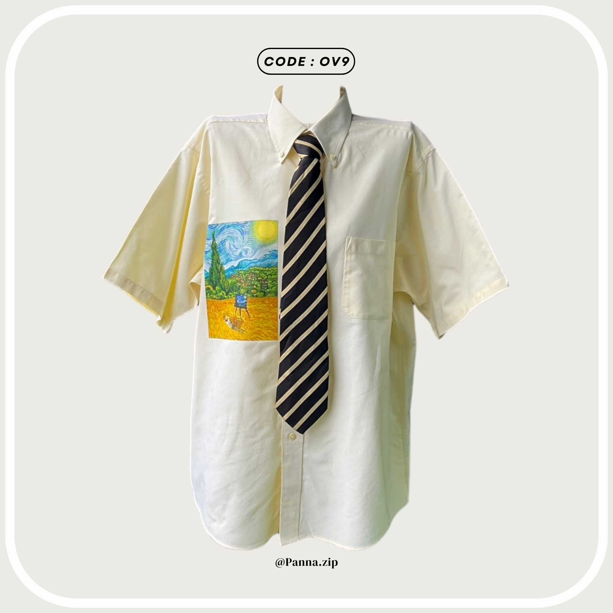 OV9 : Shirt oversize + Necktie