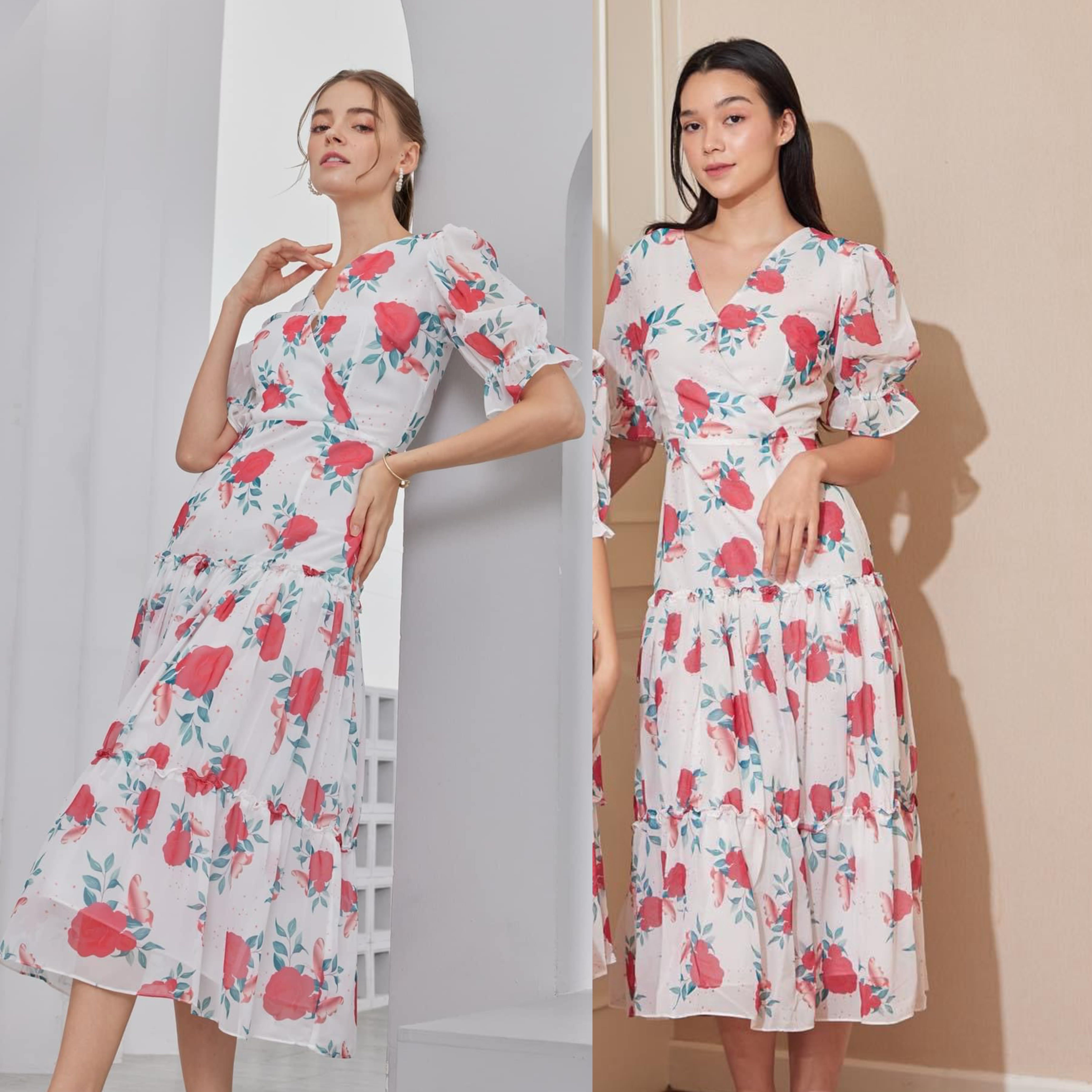 ROSSARIN - Aurora Roses Dress 