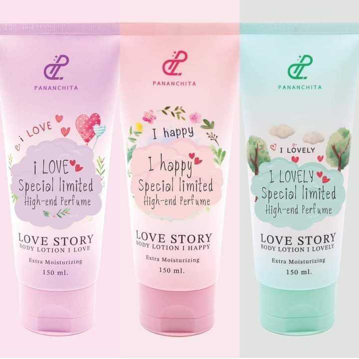 โลชั่นน้ำหอมปนันชิตา สูตรใหม่ รุ่นLimited 2 หลอด(150ml.)