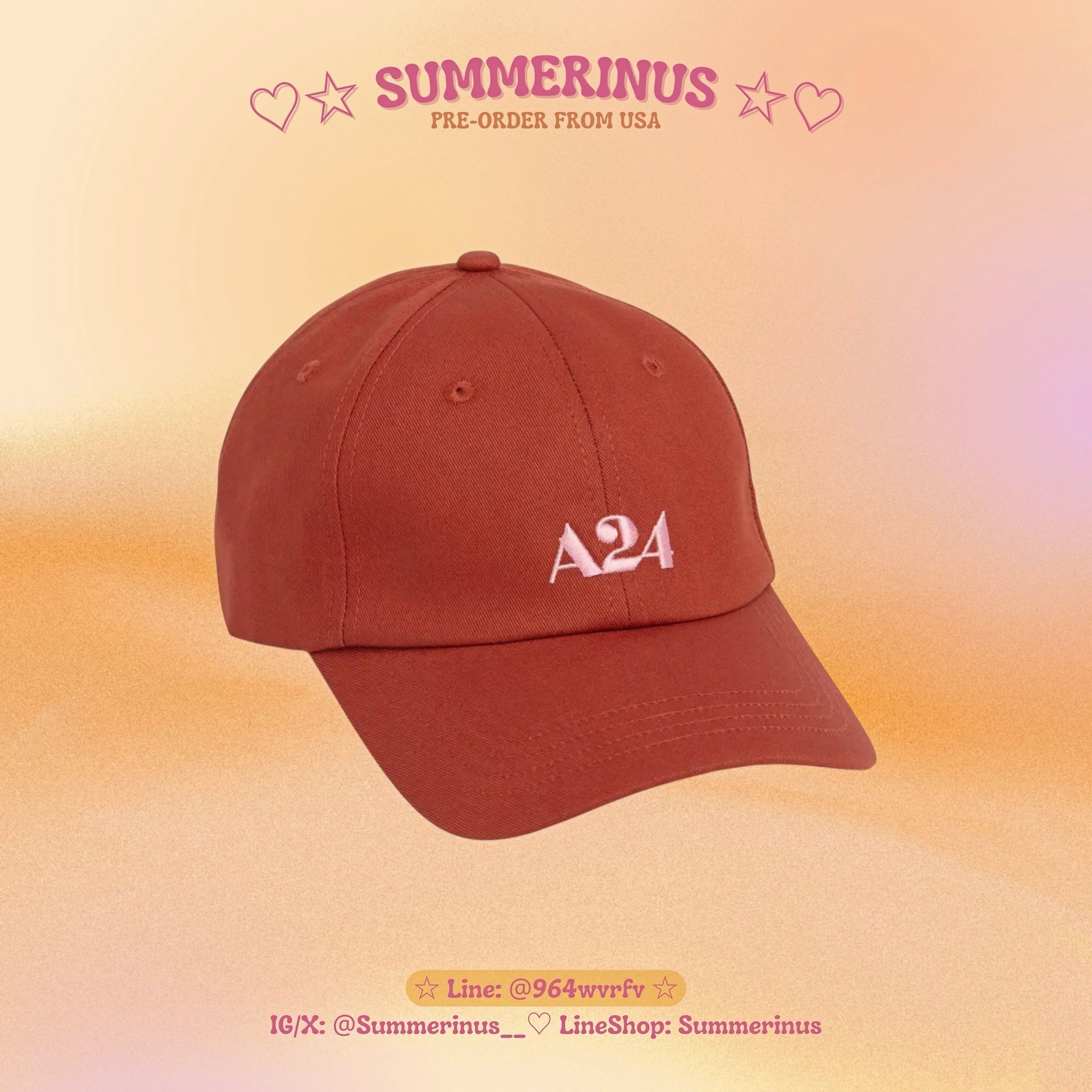 A24 🌞 Rust Red - Spring Logo Hat