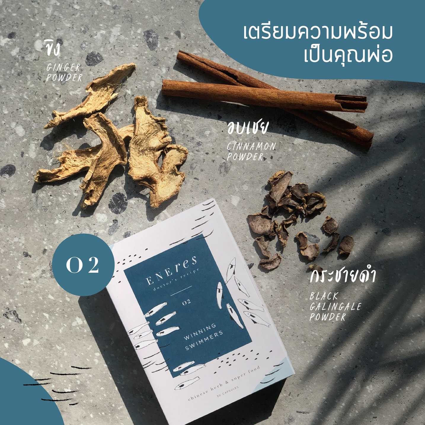 ENEres02 (Winning Swimmers) สูตรเตรียมความพร้อมเป็นคุณพ่อ / ลดอาการวัยทองในผู้ชาย