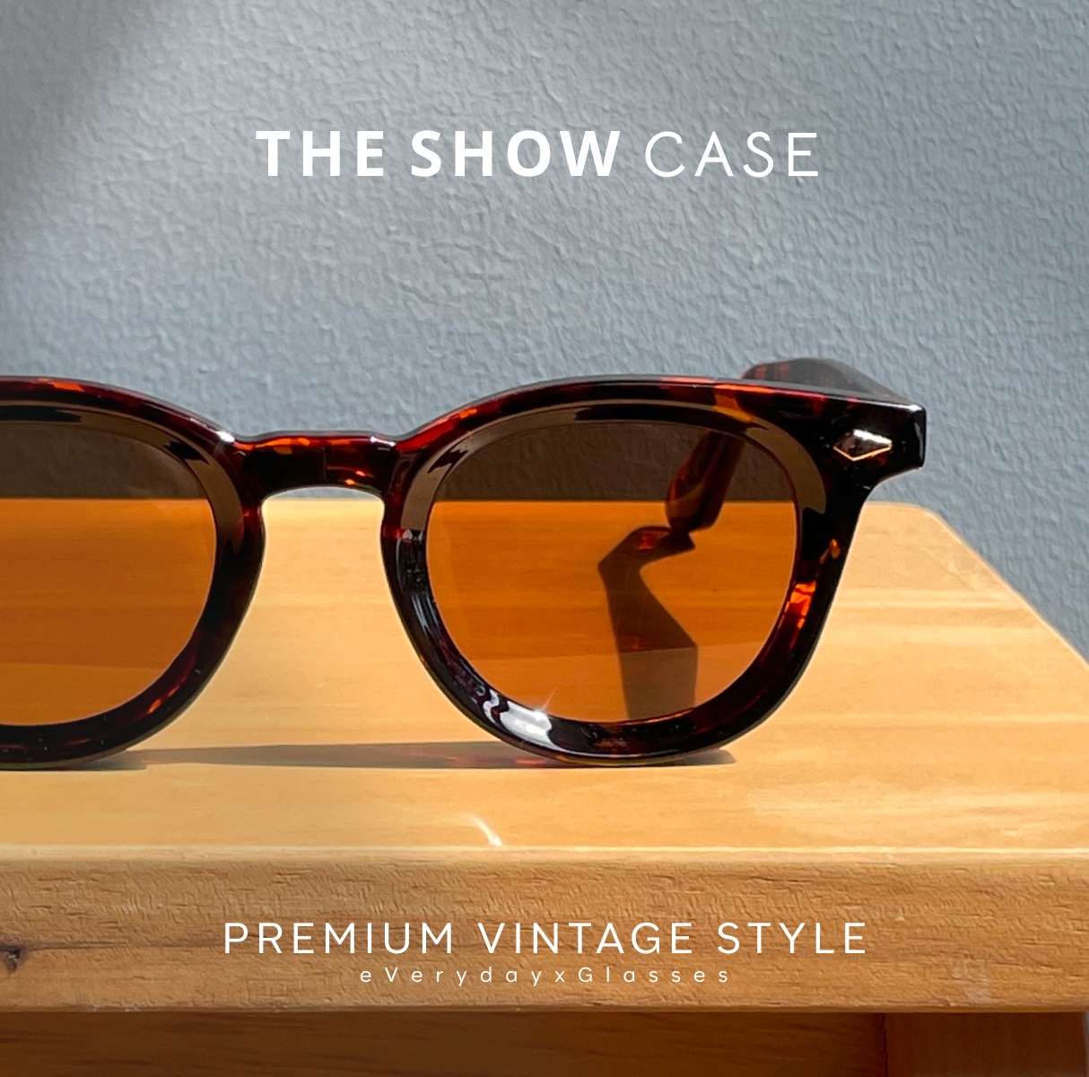 THE SHOW CASE แว่นกันแดด กรอบกลม อะซิเตท เจลลี่คูล สวยฉ่ำ ใส่สนุก มีสไตล์ เทรนด์ใหม่ของแว่นตาทรงกลม