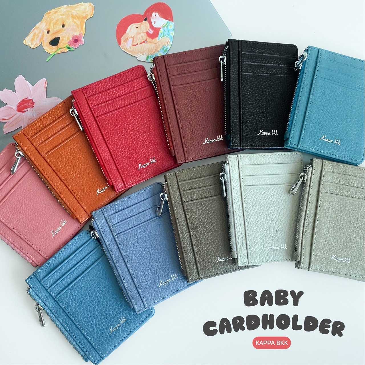KAPPABKK Baby Cardholder กระเป๋าใส่นามบัตรหนังแท้