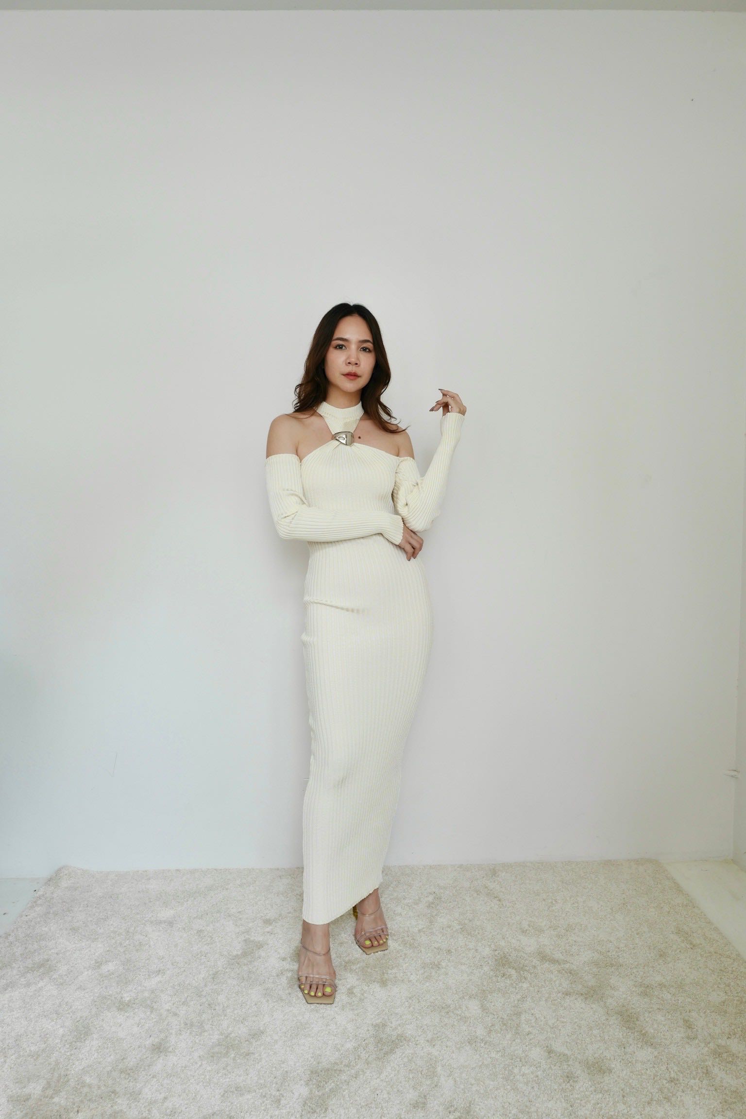 BAOBAB Yumiko Dress - Coconut Cabana