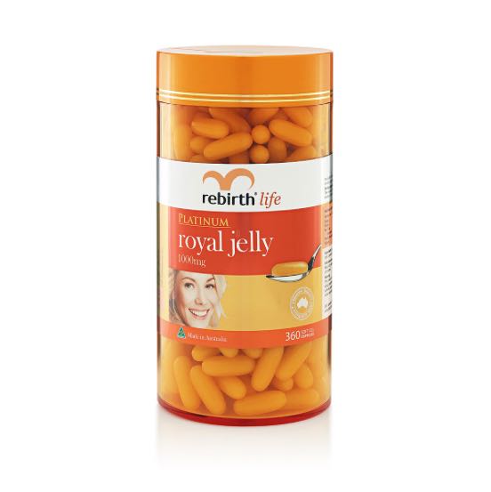 นมผึ้ง ROYAL JELLY 100% คุณภาพจากออสเตรเลีย 360แคปซูล