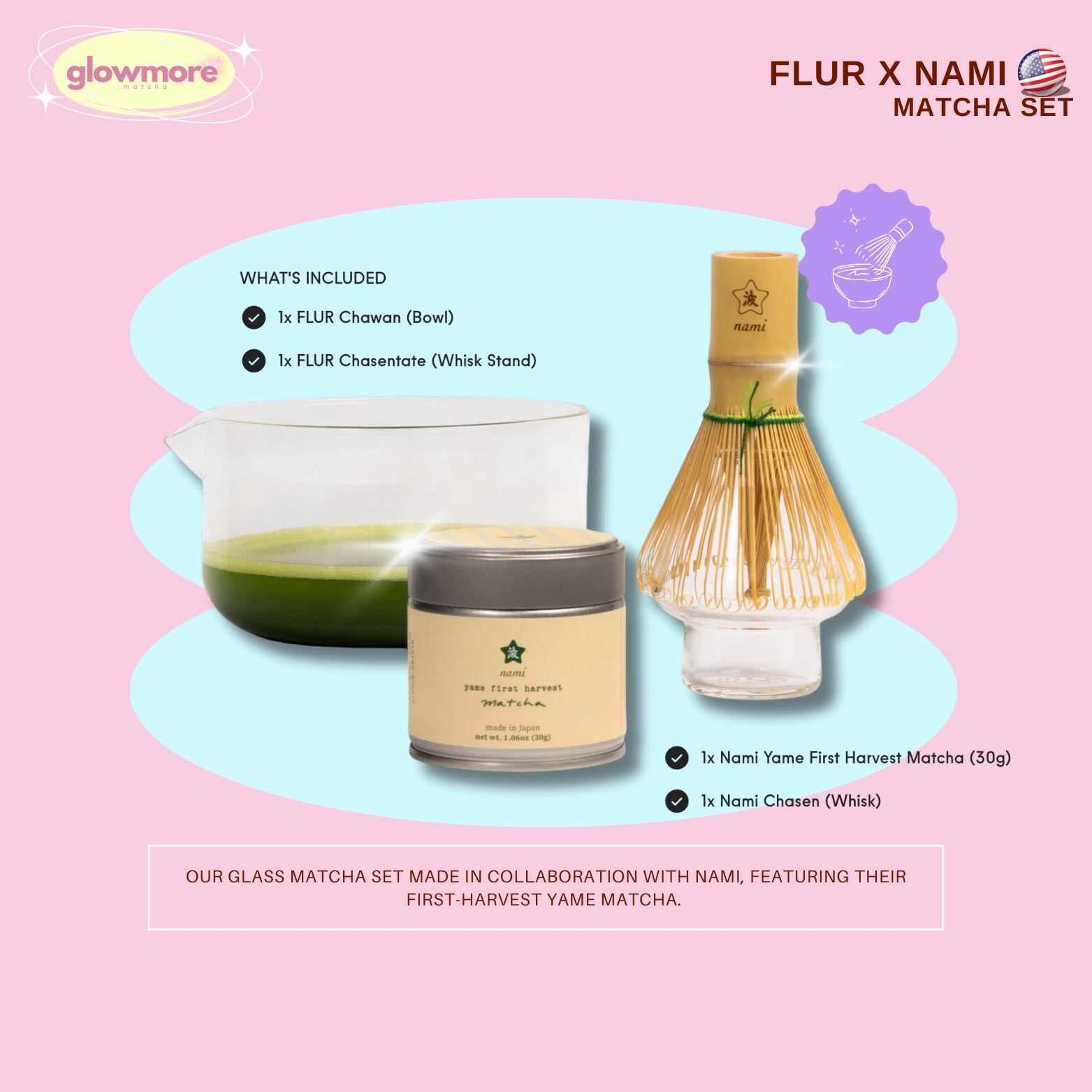 FLUR x Nami Matcha Set
