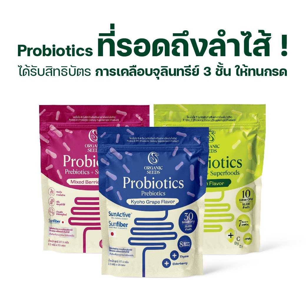 Set รวม Probiotics 3 รส (รสละ 1 ห่อ)