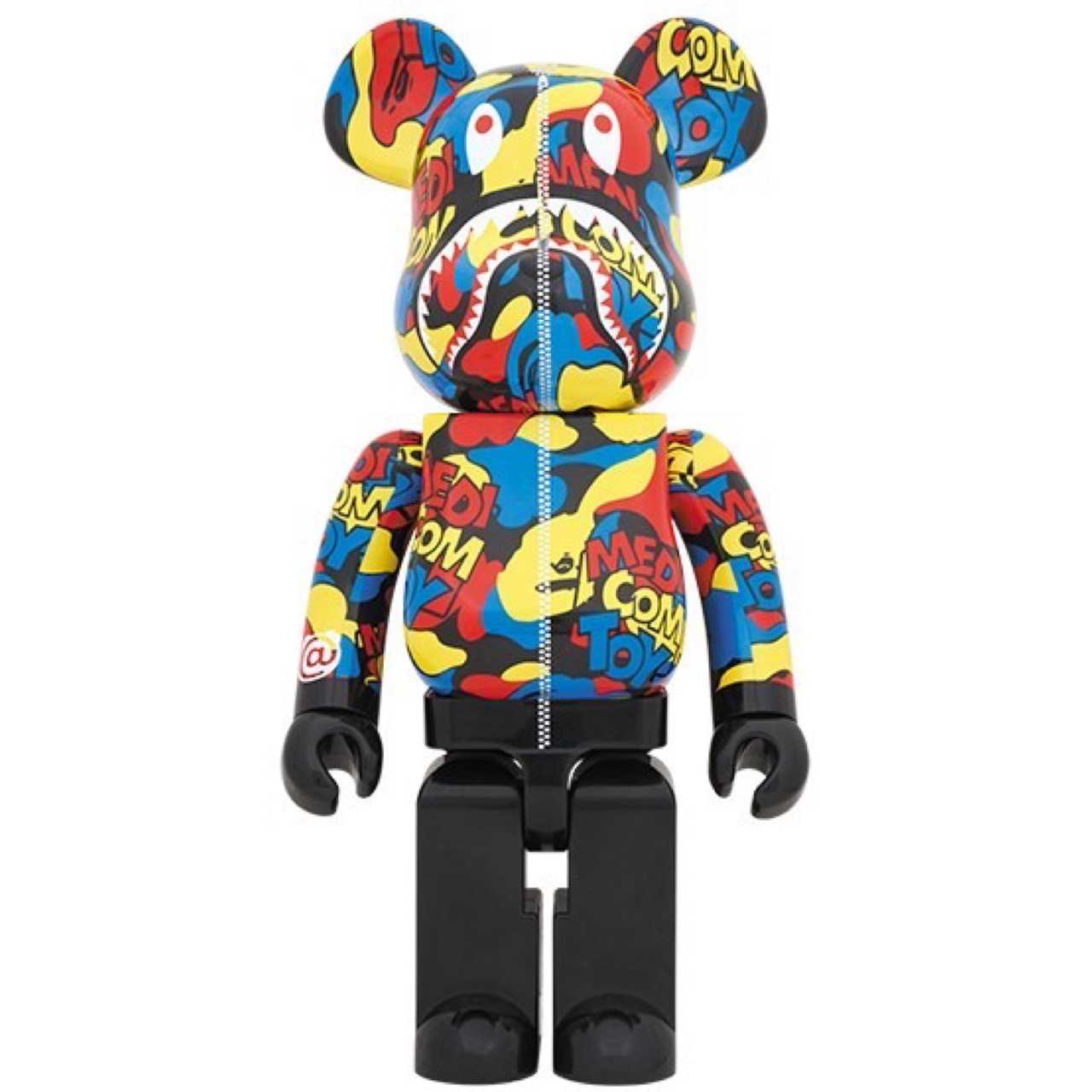 BE@RBRICK 1000% A BATHING APE® x MEDICOM TOY - Camo Shark [New]