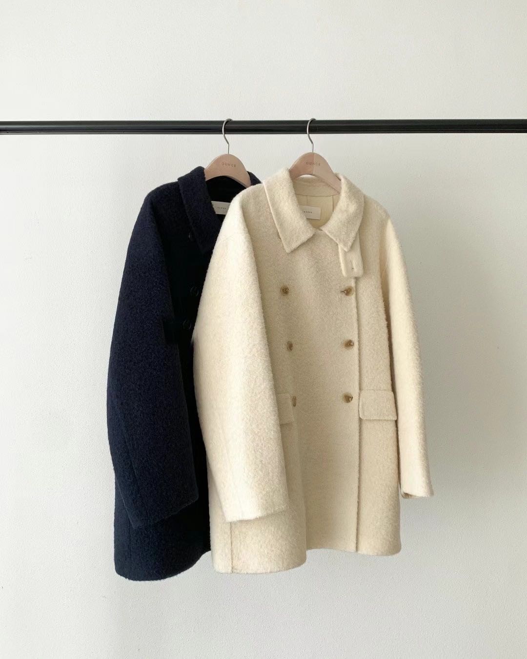 OUNCE (KOREA)  Lapel Suli Wool Coat(Pre-order 15 day)