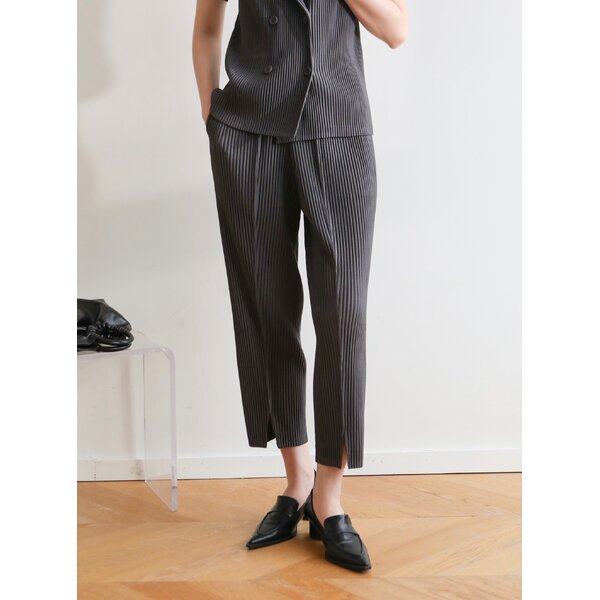 ยาว36,37นิ้ว!! 2MUAY รุ่น GJO8769 กางเกงผ้าหนาอัดพลีท THICK SLIM SPILT FRONT PLEATED PANTS 14 สี ...