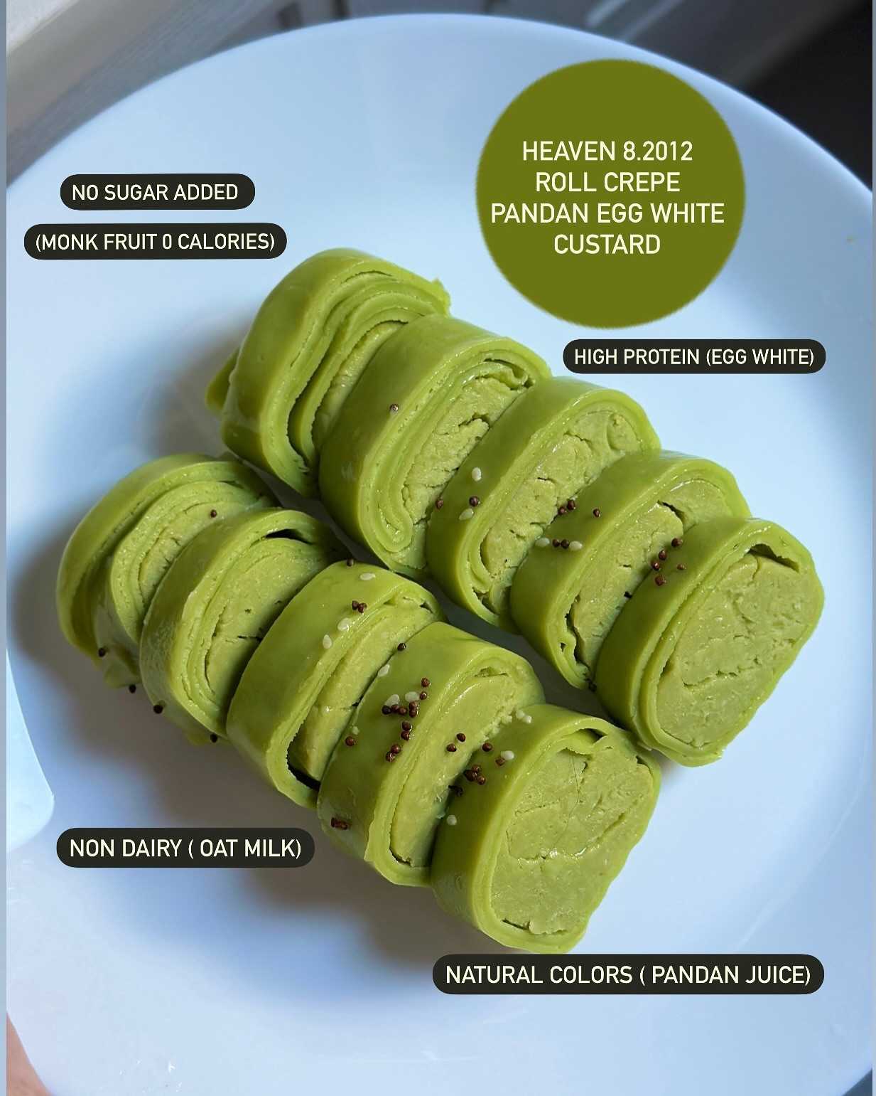 Heaven8 - Roll crepe  รสต่าง ๆ แจ้งรสทางโน้ต (Pre-order)