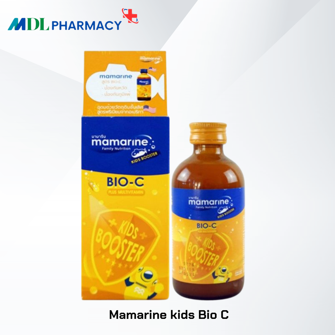 Mamarine kids Bio C และ Elderberry มามารีน 120ML