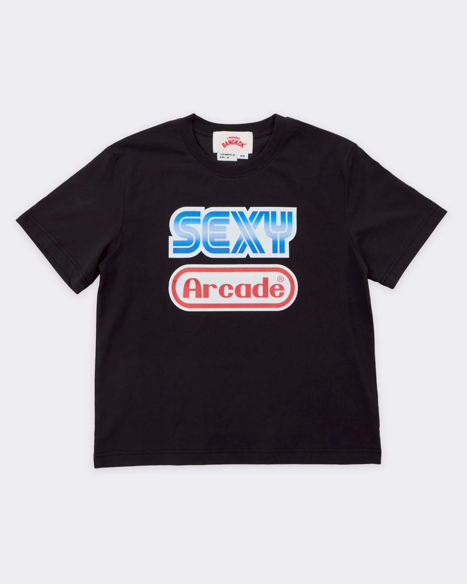 Black Sexy Arcade Tee