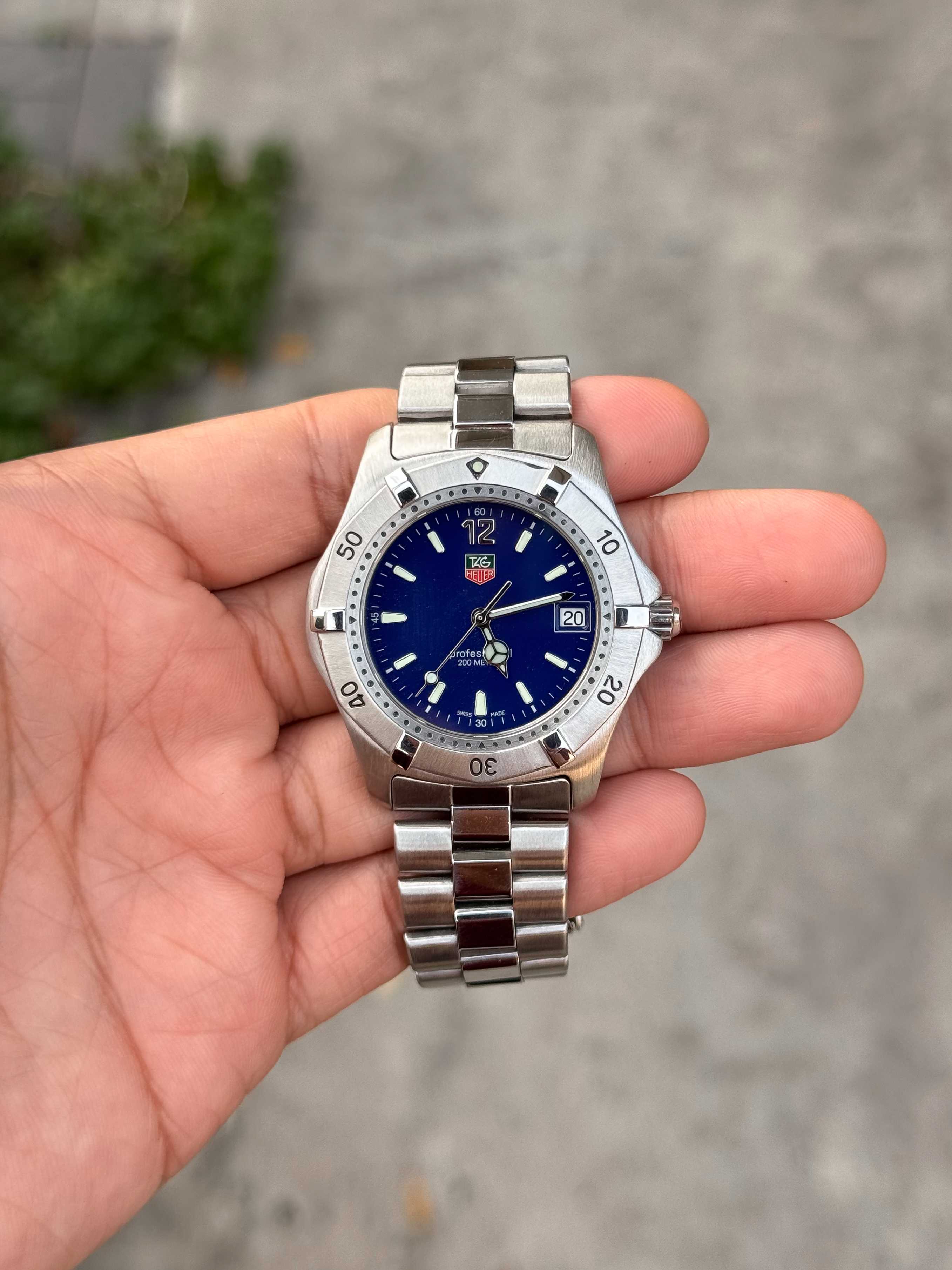Tag Heuer New2000 King Size Quartz หน้าน้ำเงิน