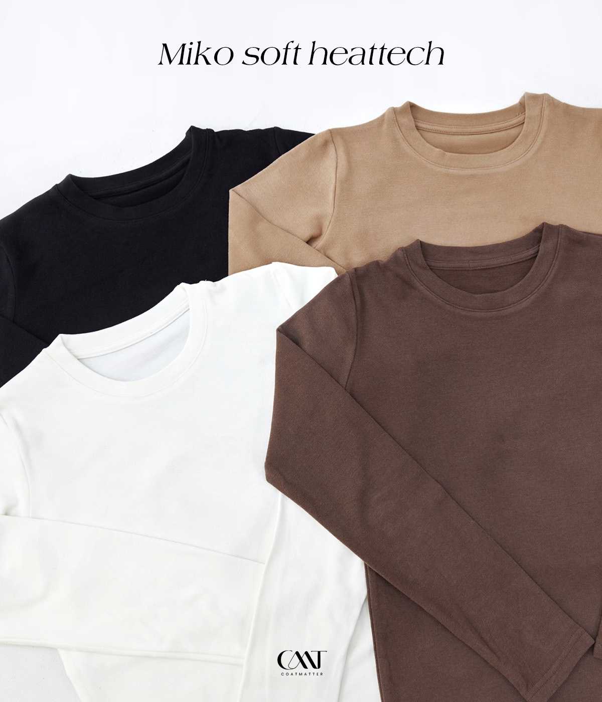Coatmatter - Miko soft heattech เสื้อแขนยาว