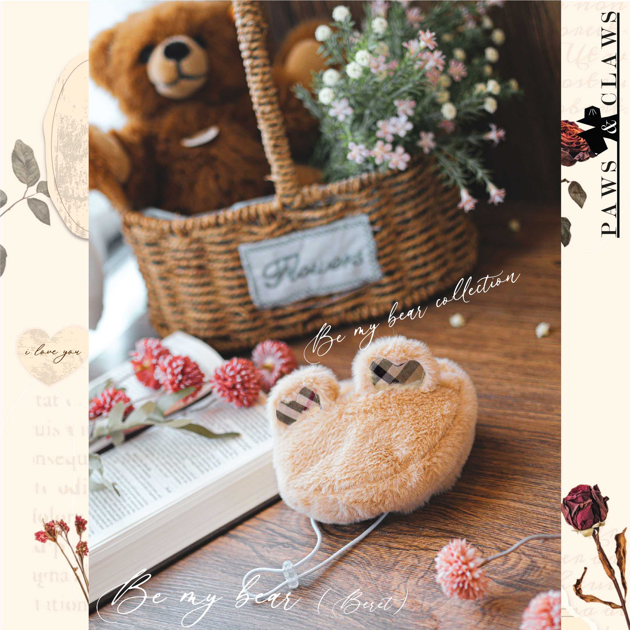 Be my Bear Beret Hat