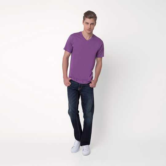 Jersey V-Neck - Lavender