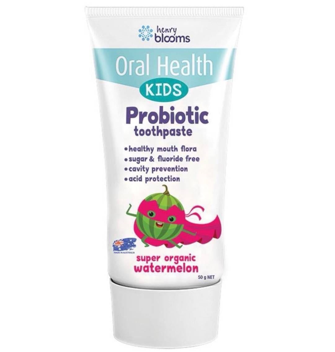  ยาสีฟัน Blooms Kids Probiotic toothpaste สำหรับเด็ก  made in Australia 🇦🇺 รสแตงโม 