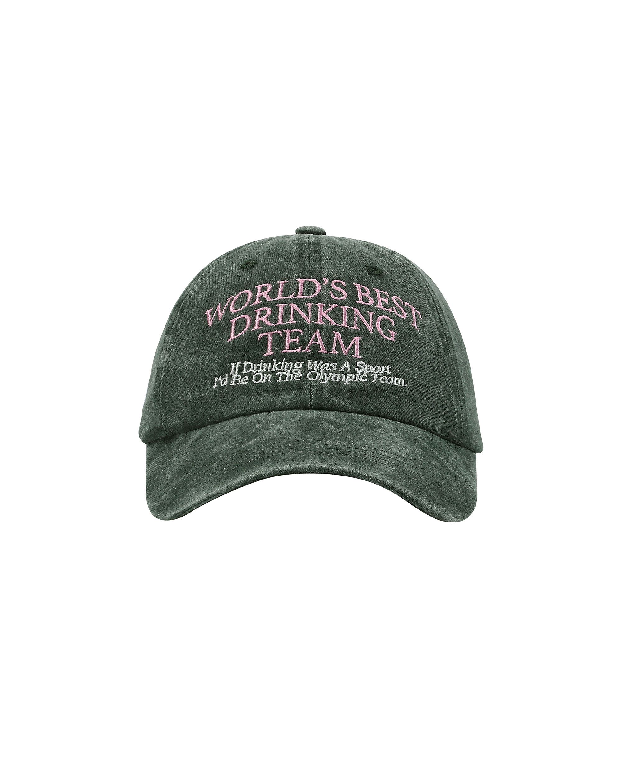 World's Best Drinking Team Cap® / Sage Green