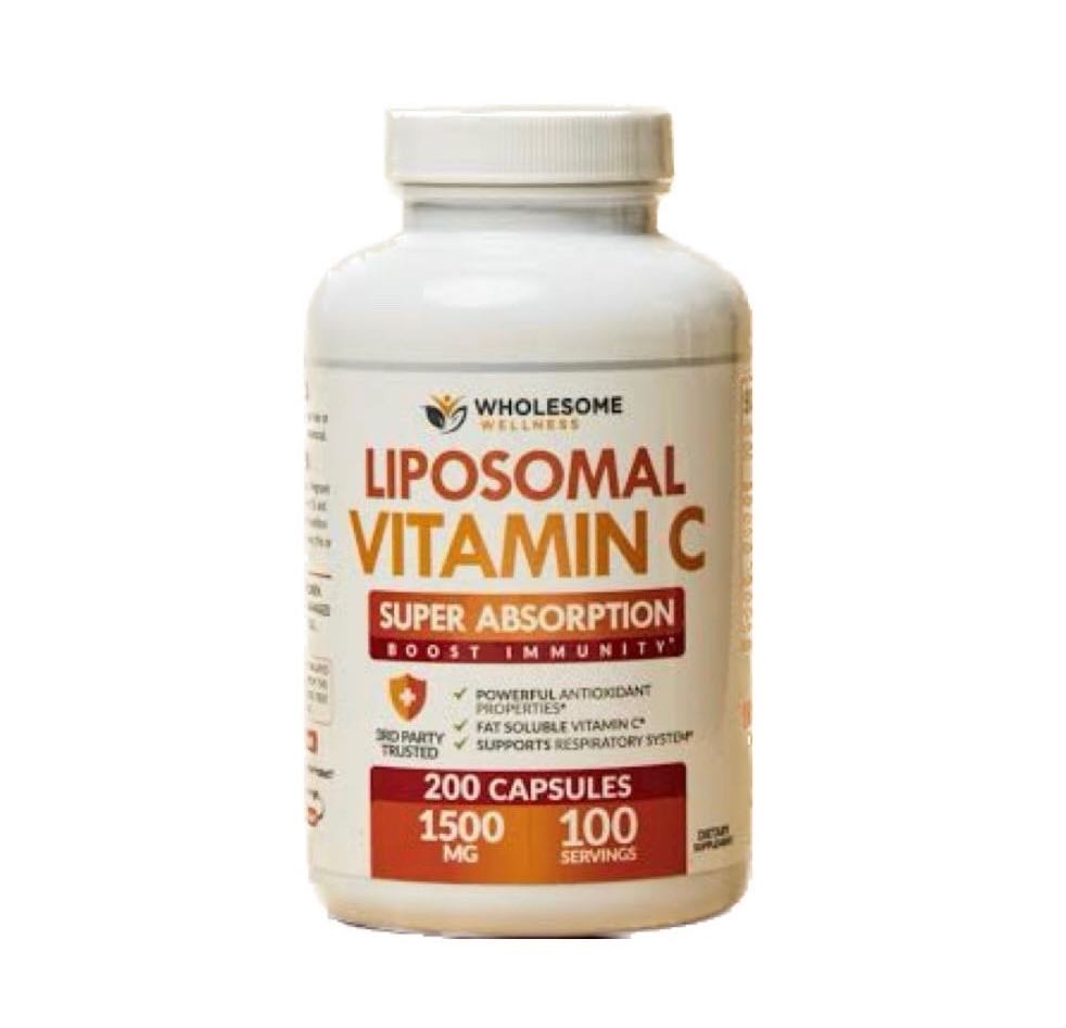 Wholesome Wellness Liposomal Vitamin C 1500 mg.