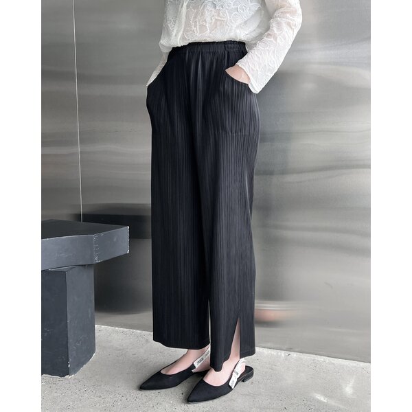 ยาว 35นิ้ว!! 2MUAY BASIC รุ่น GJO7171 กางผู้หญิง กางเกงพลีทคุณภาพ STRAIGHT PLEATED PANTS 16สี FRE...