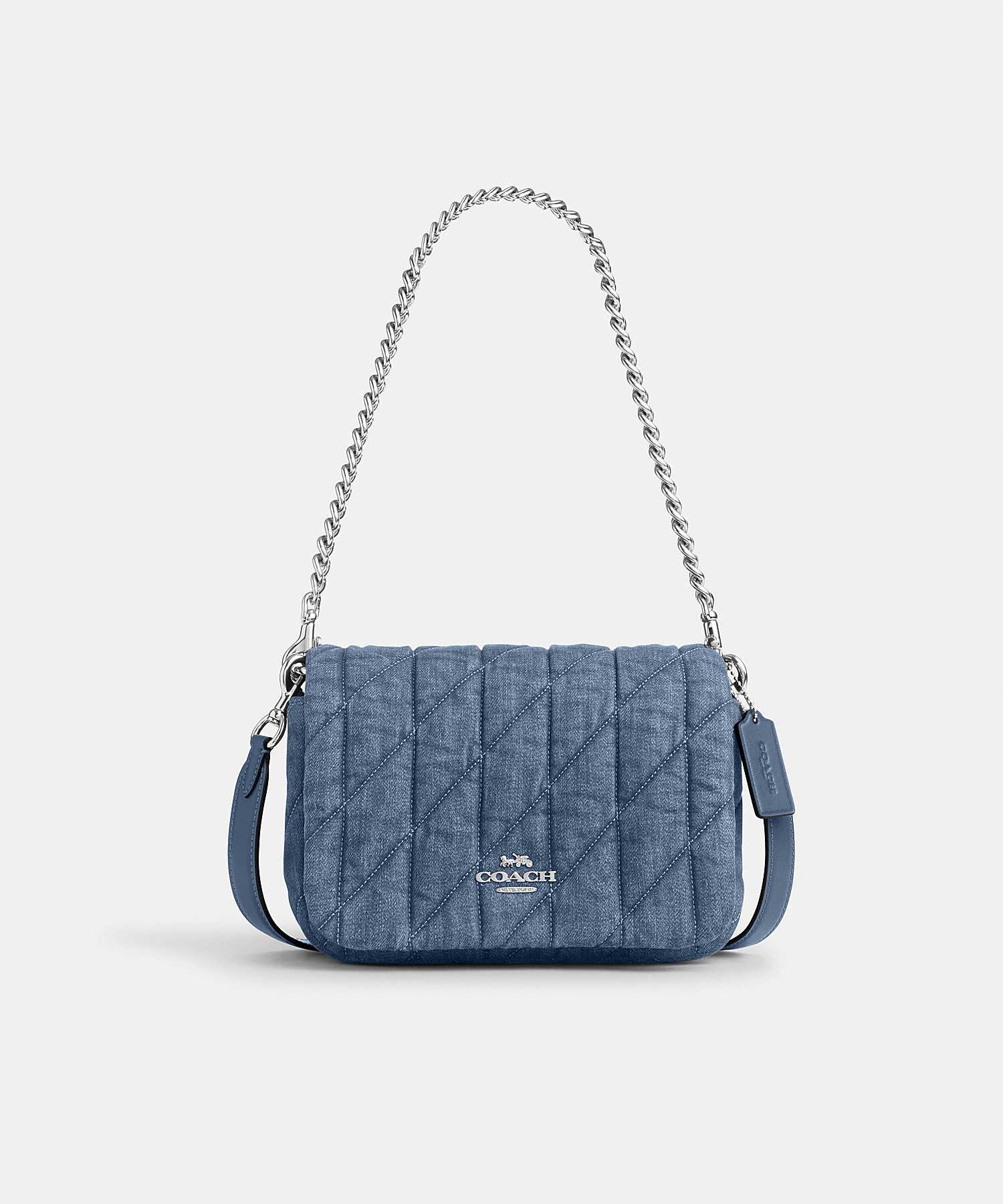 COACH QUINN BAG WITH QUILTING CAK40 SV/IN