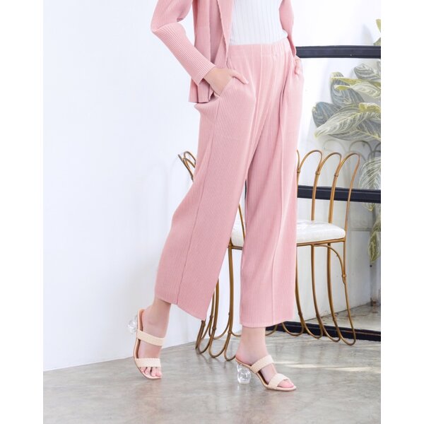 ยาว 36นิ้ว 2MUAY รุ่น GJO2255 กางเกงผู้หญิง กางเกงพลีทคุณภาพ 13สี FREE SIZE THICK STRAIGHT PLEATE...