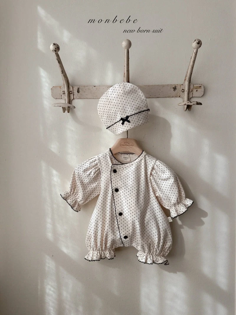Dot Glory Suit with Bonnet (pre-order)